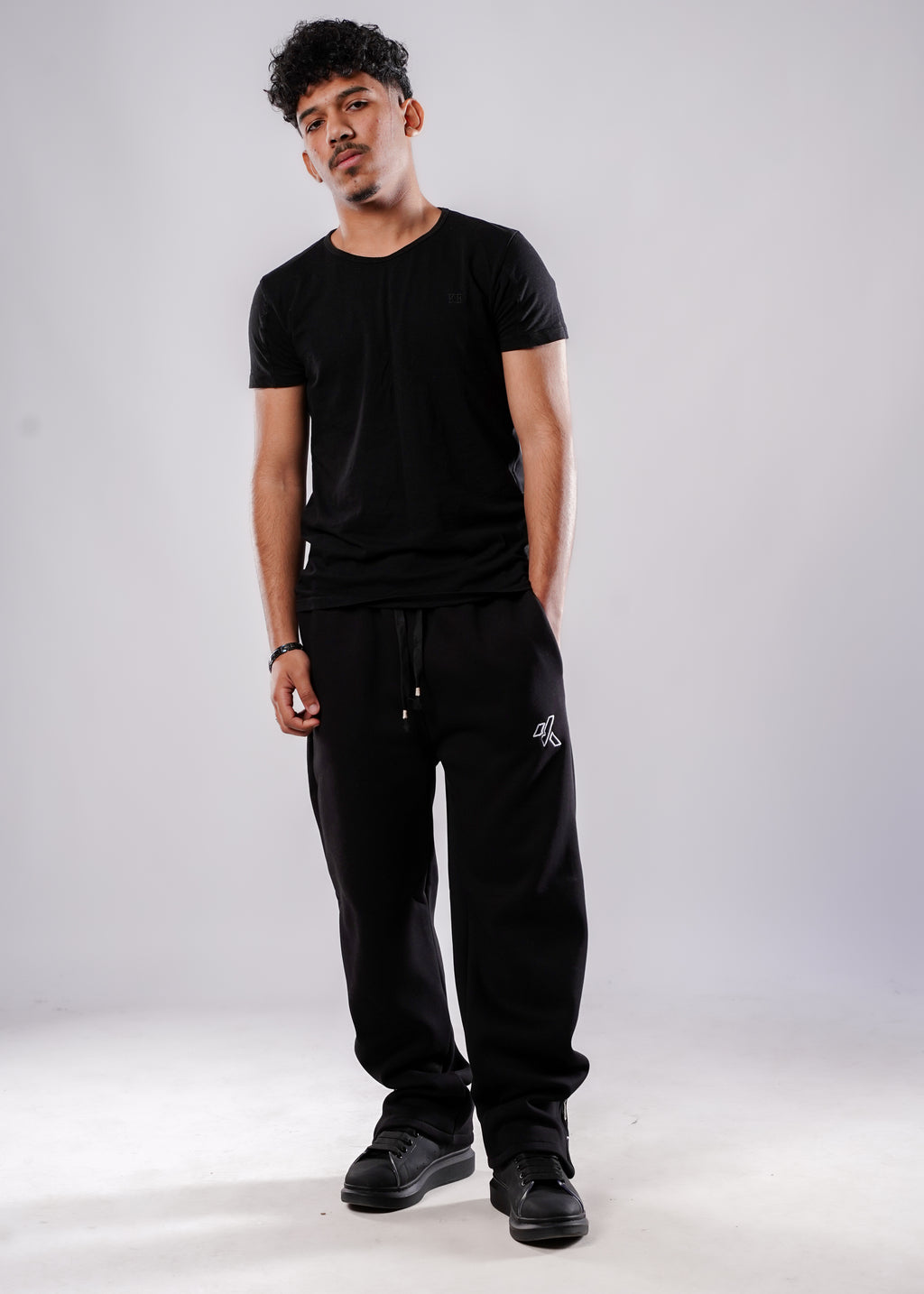 ZipperSweetpants -Black