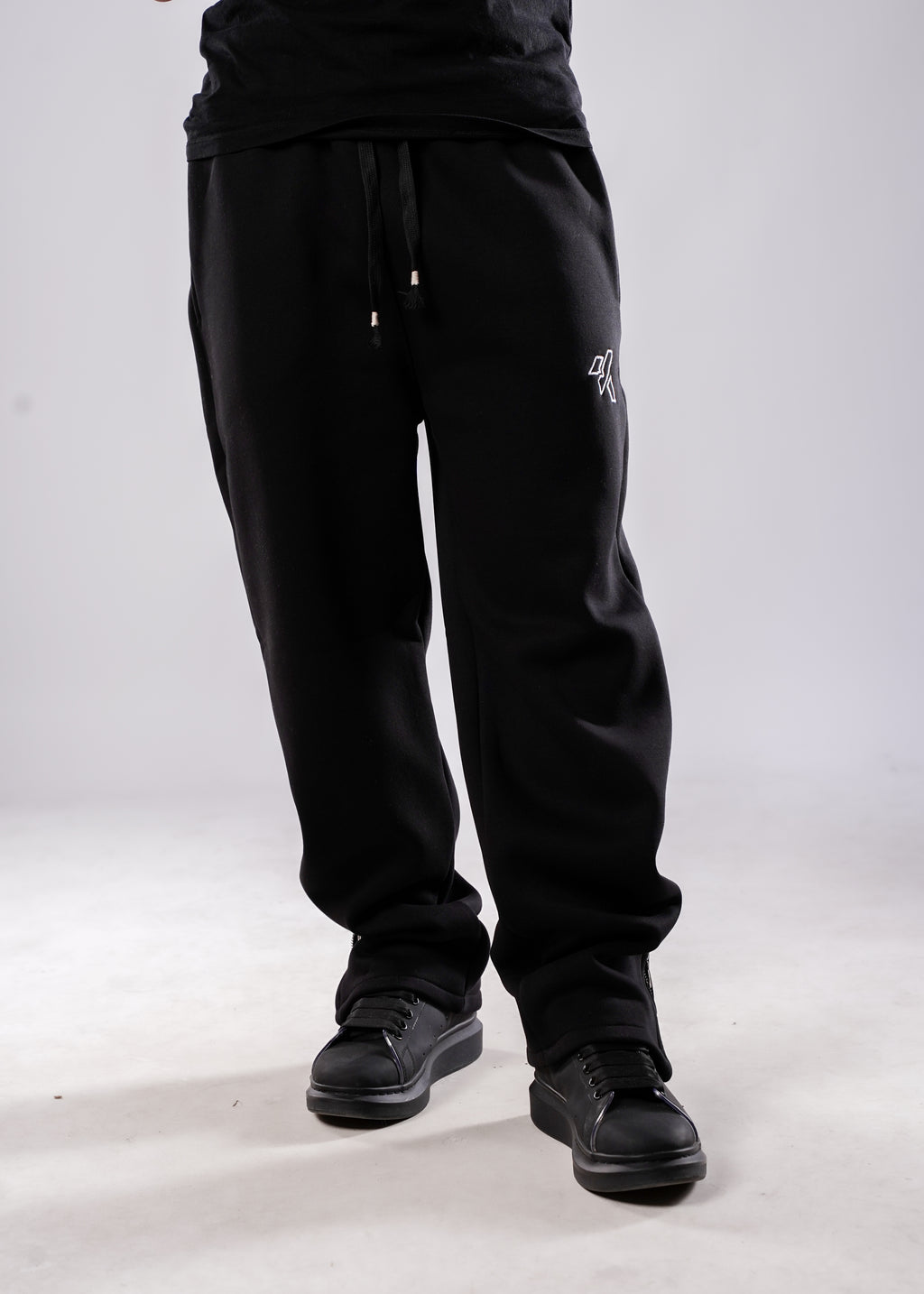 ZipperSweetpants -Black