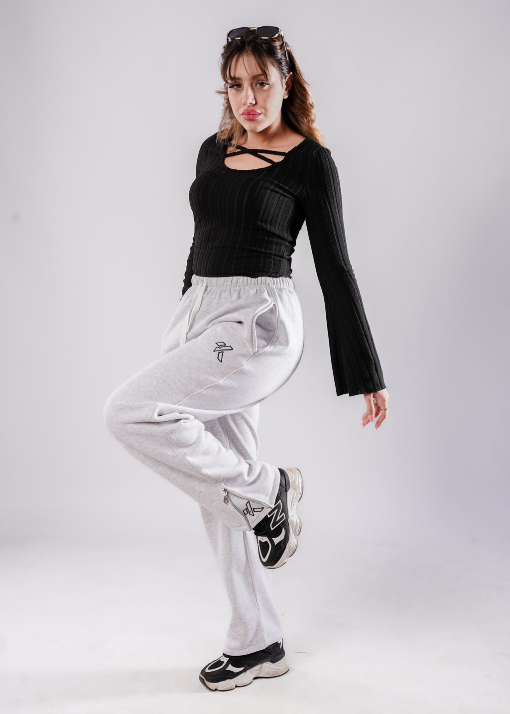 ZipperSweetpants - Gray