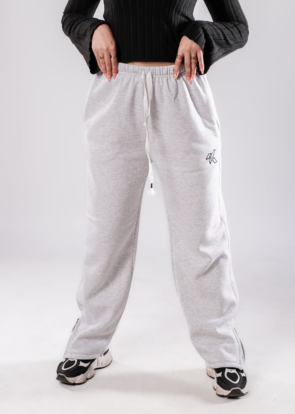 ZipperSweetpants - Gray