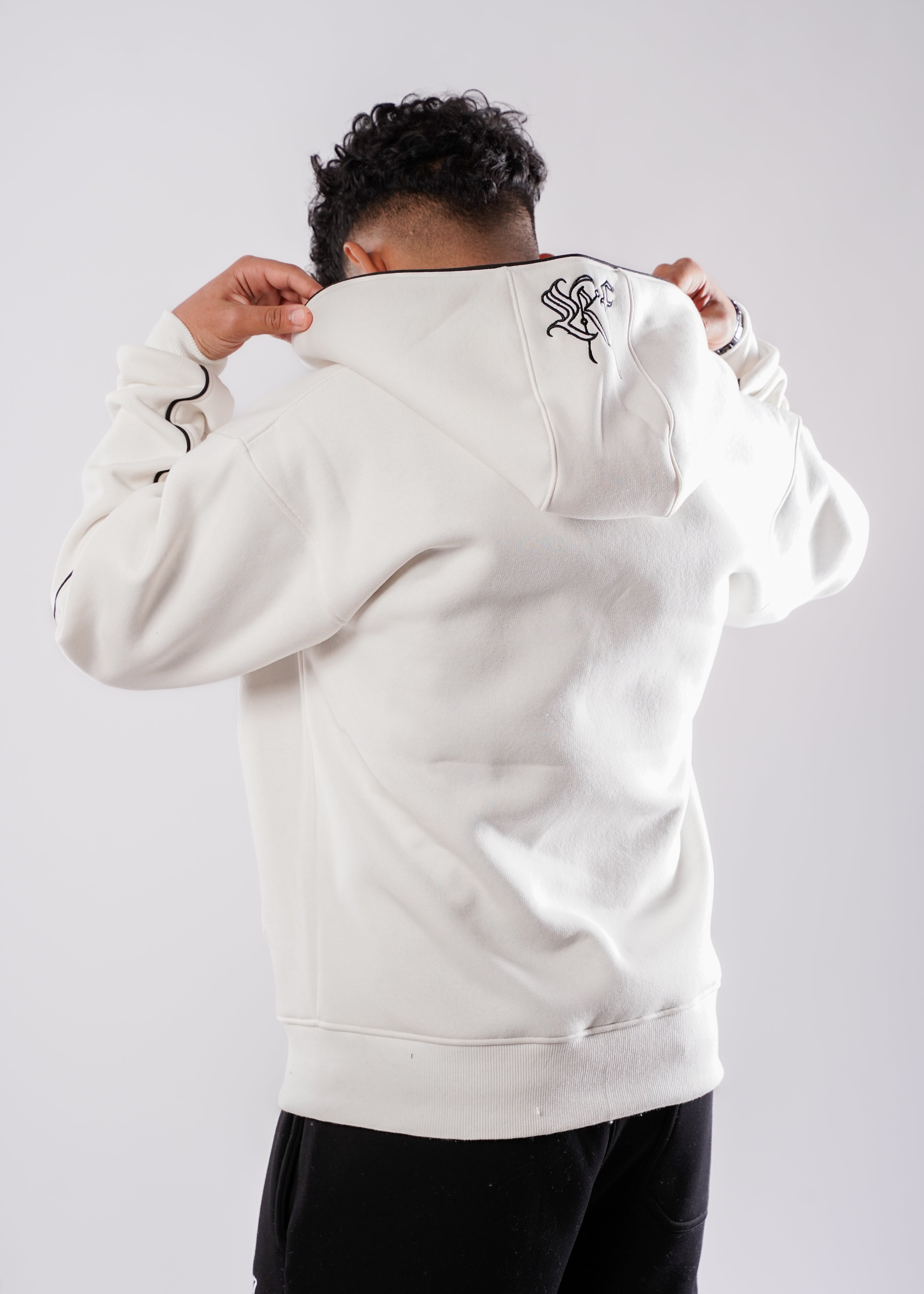 Zipper Hoodie - OffWhite