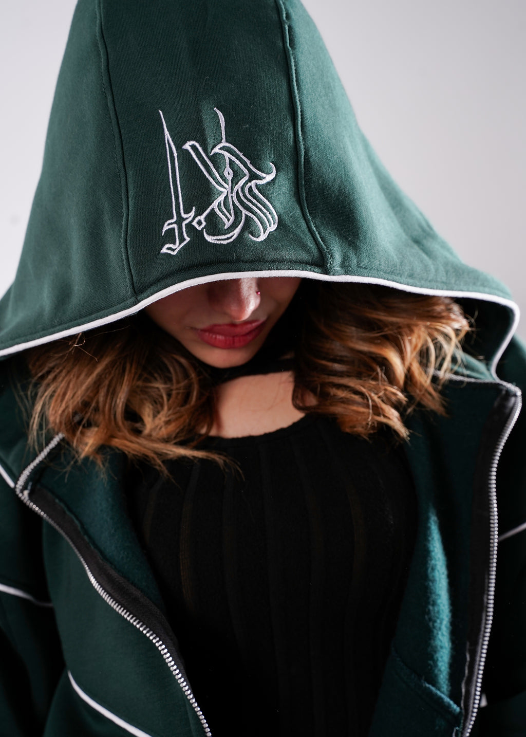 Zipper Hoodie - OliveGreen