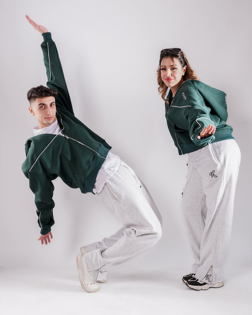 Zipper Hoodie - OliveGreen