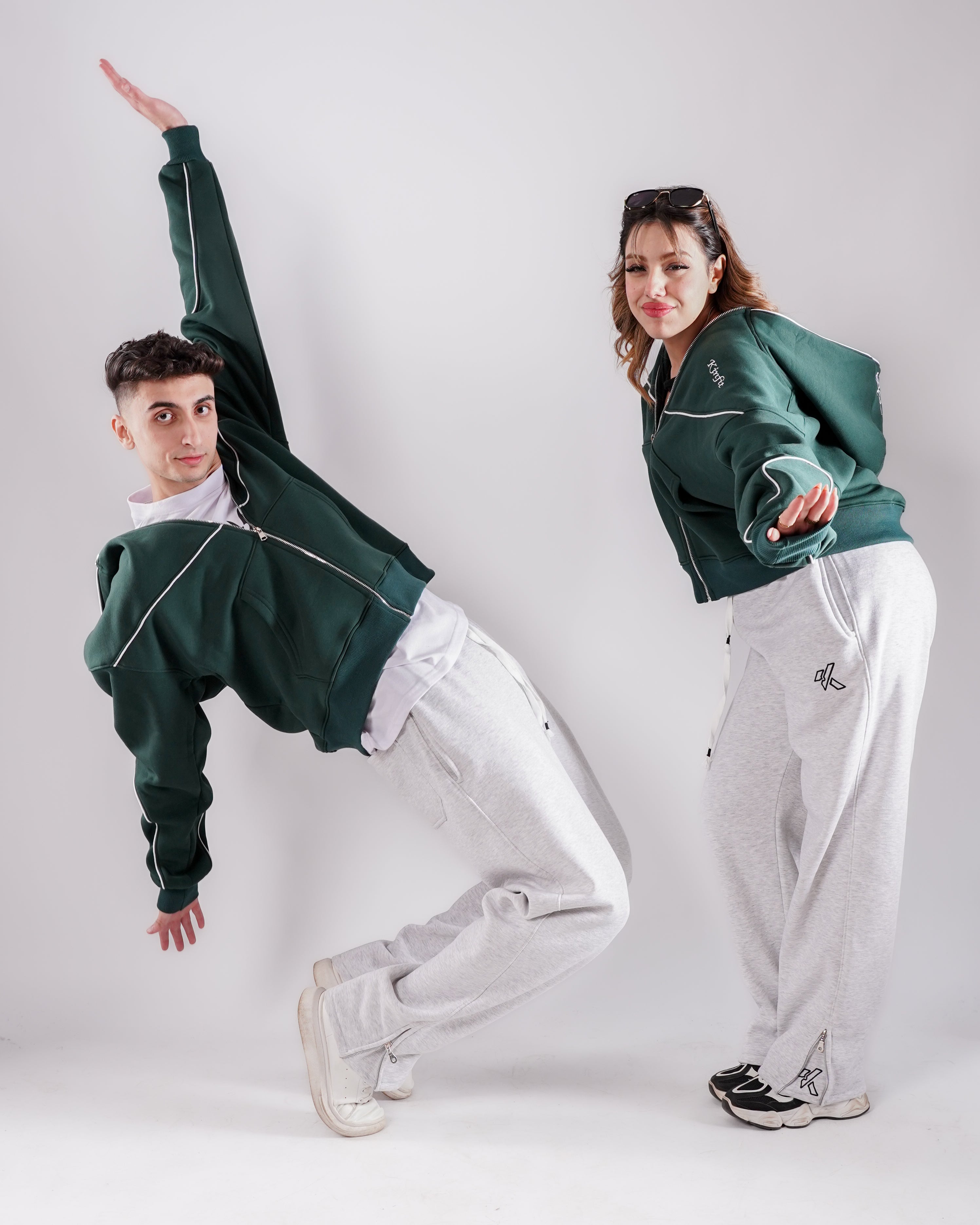 Zipper Hoodie - OliveGreen