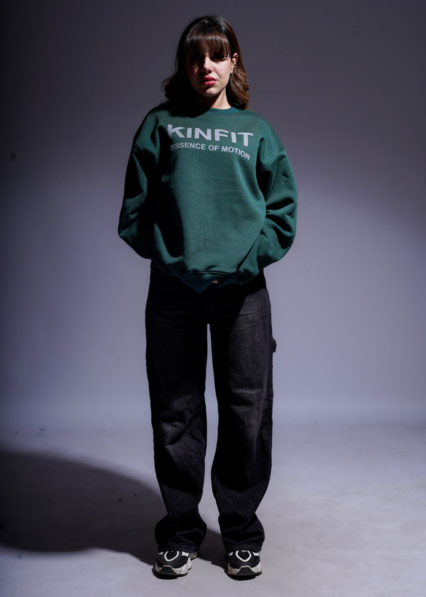 Kinfit Hero Crewneck - OliveGreen