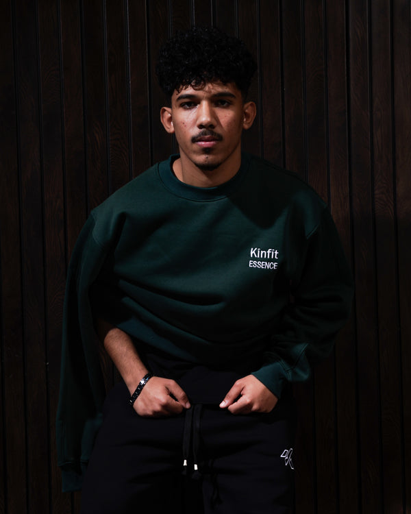 Kinfit Classic Crewneck - OliveGreen