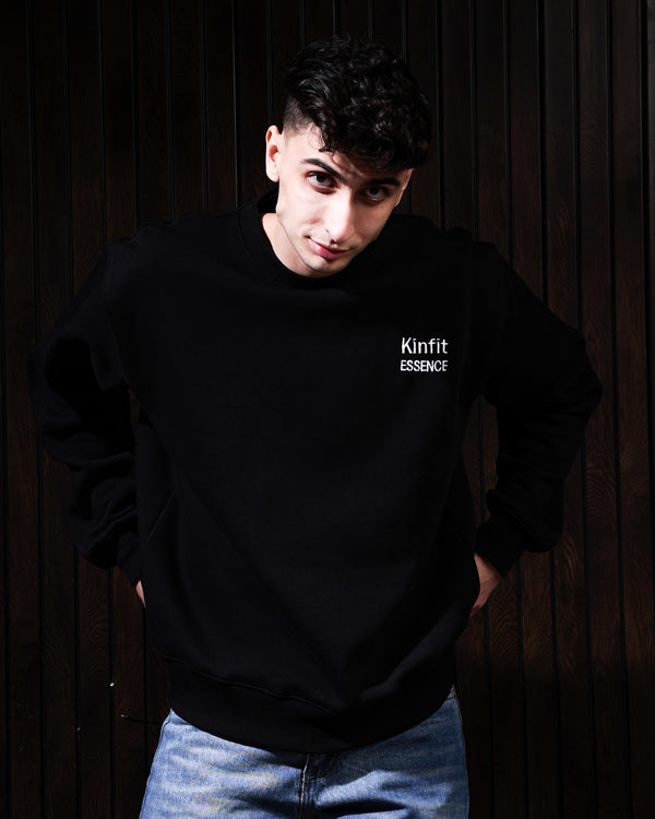 Kinfit Classic Crewneck -Black