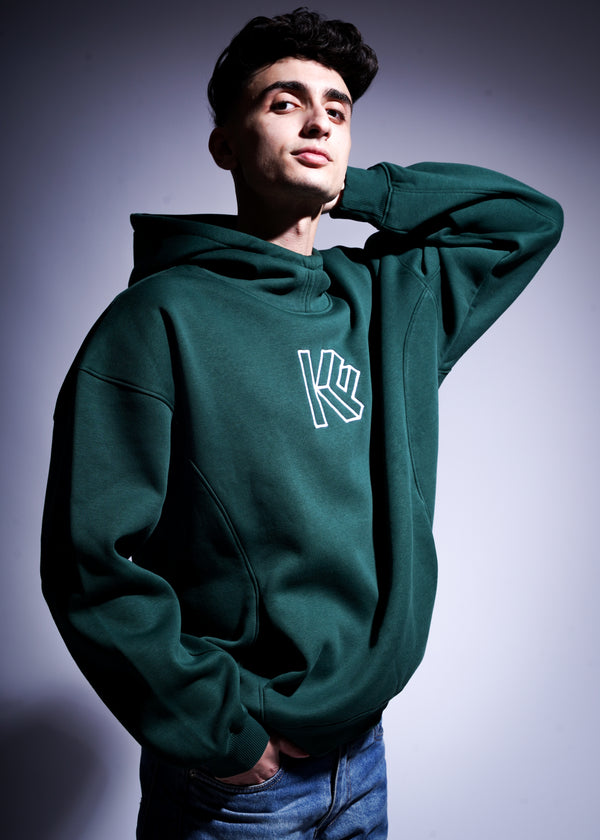 Oversized Hoodie - OliveGreen