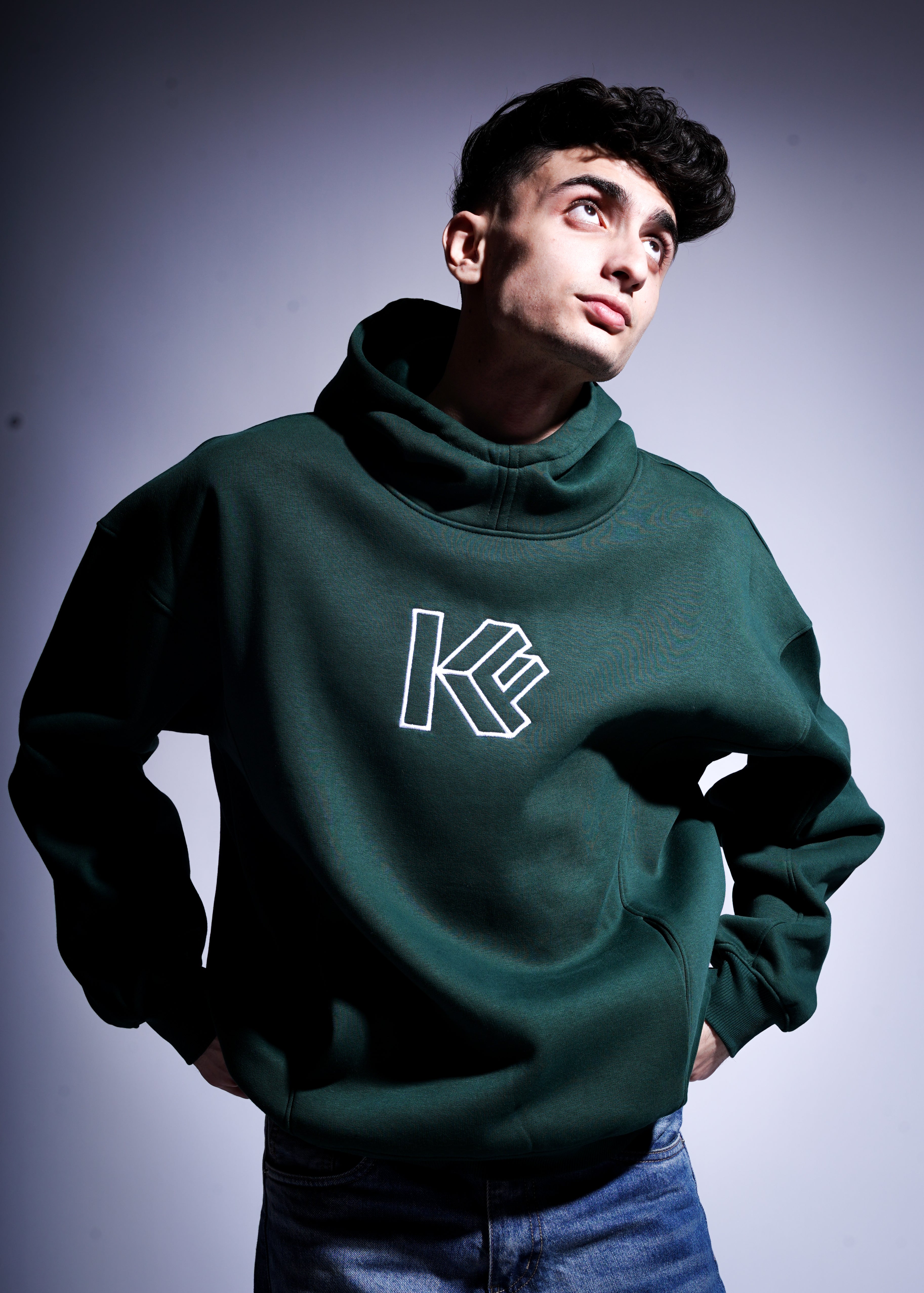 Oversized Hoodie - OliveGreen