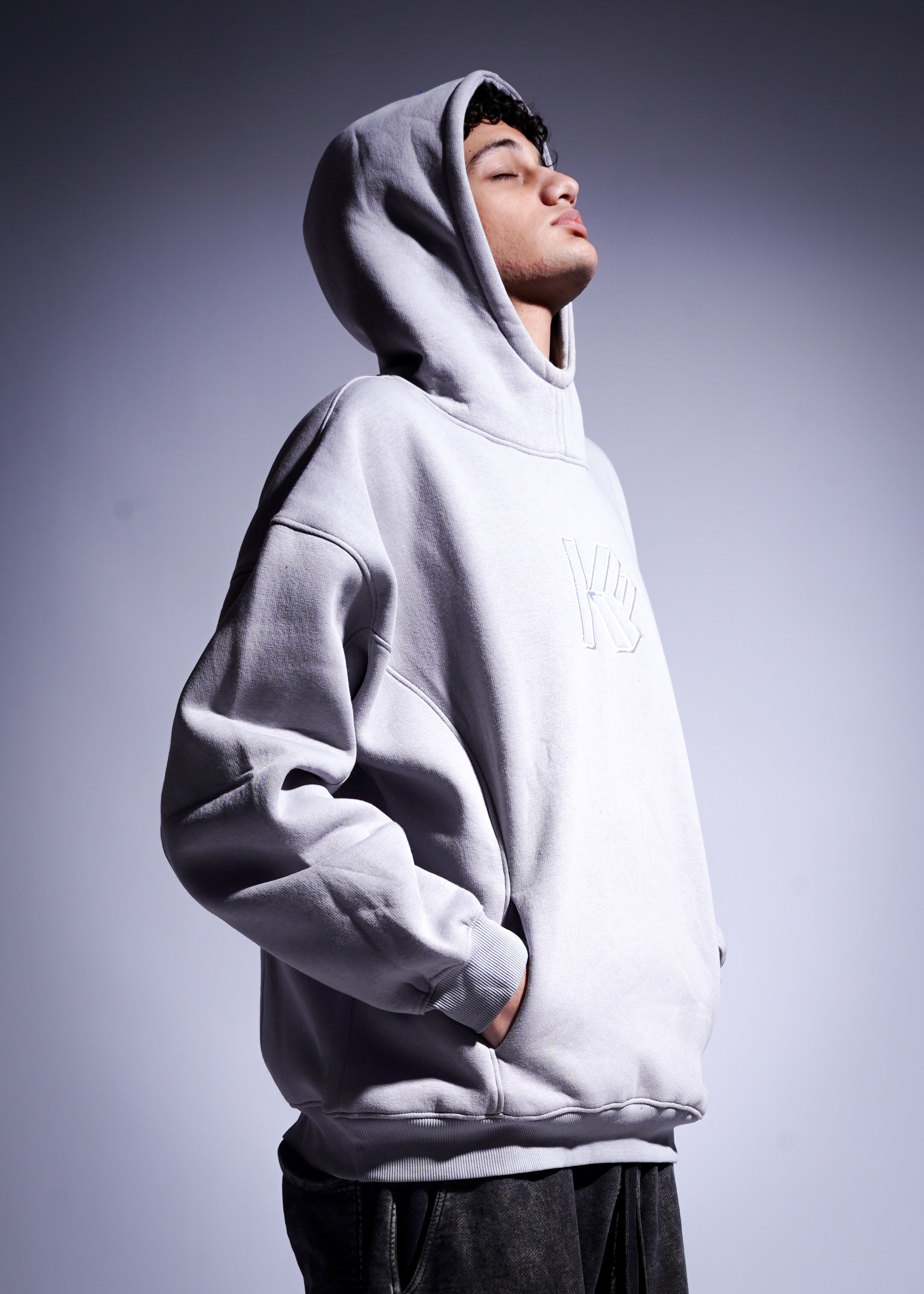 Oversized Hoodie - Gray