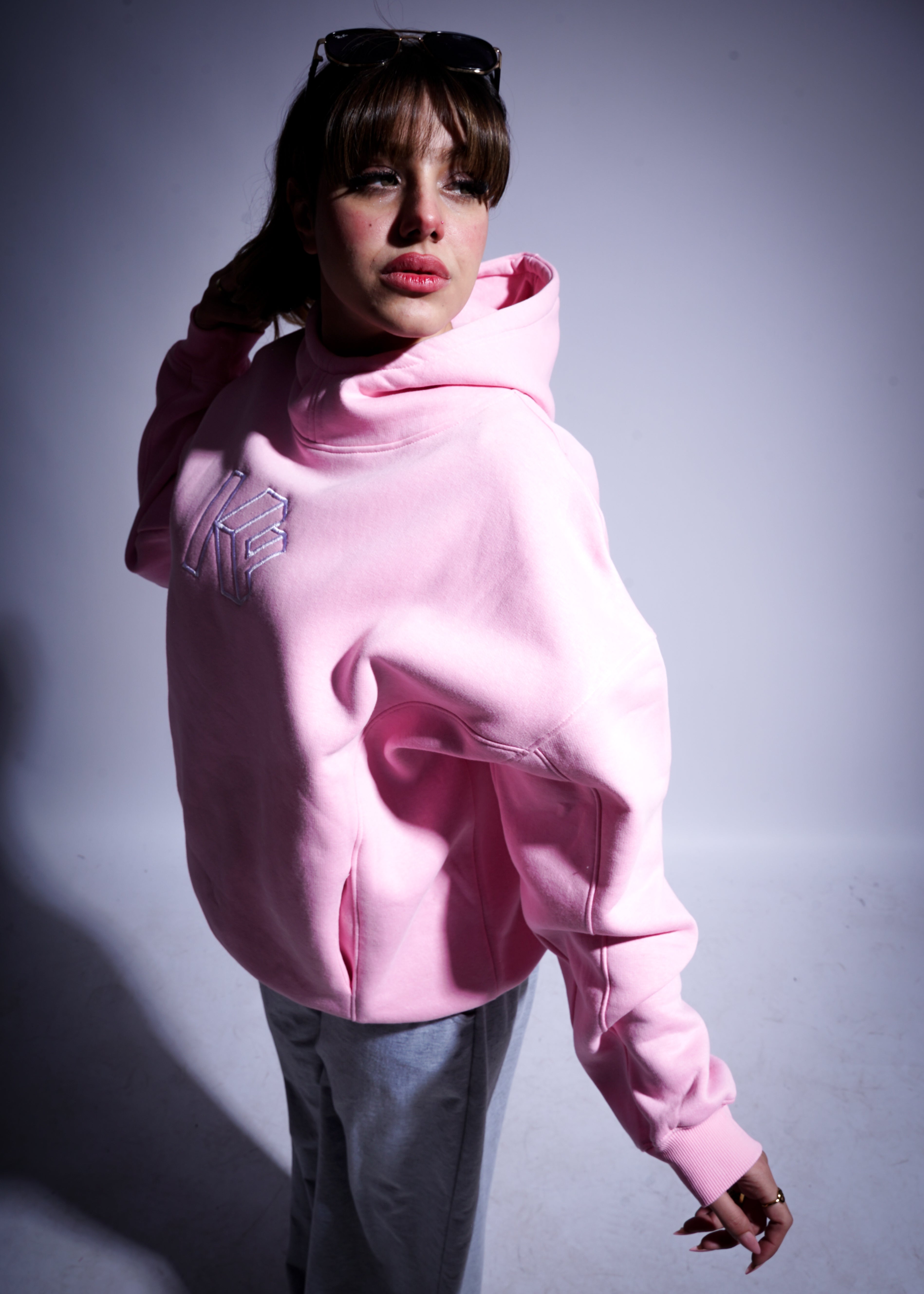 Oversized Hoodie - pink