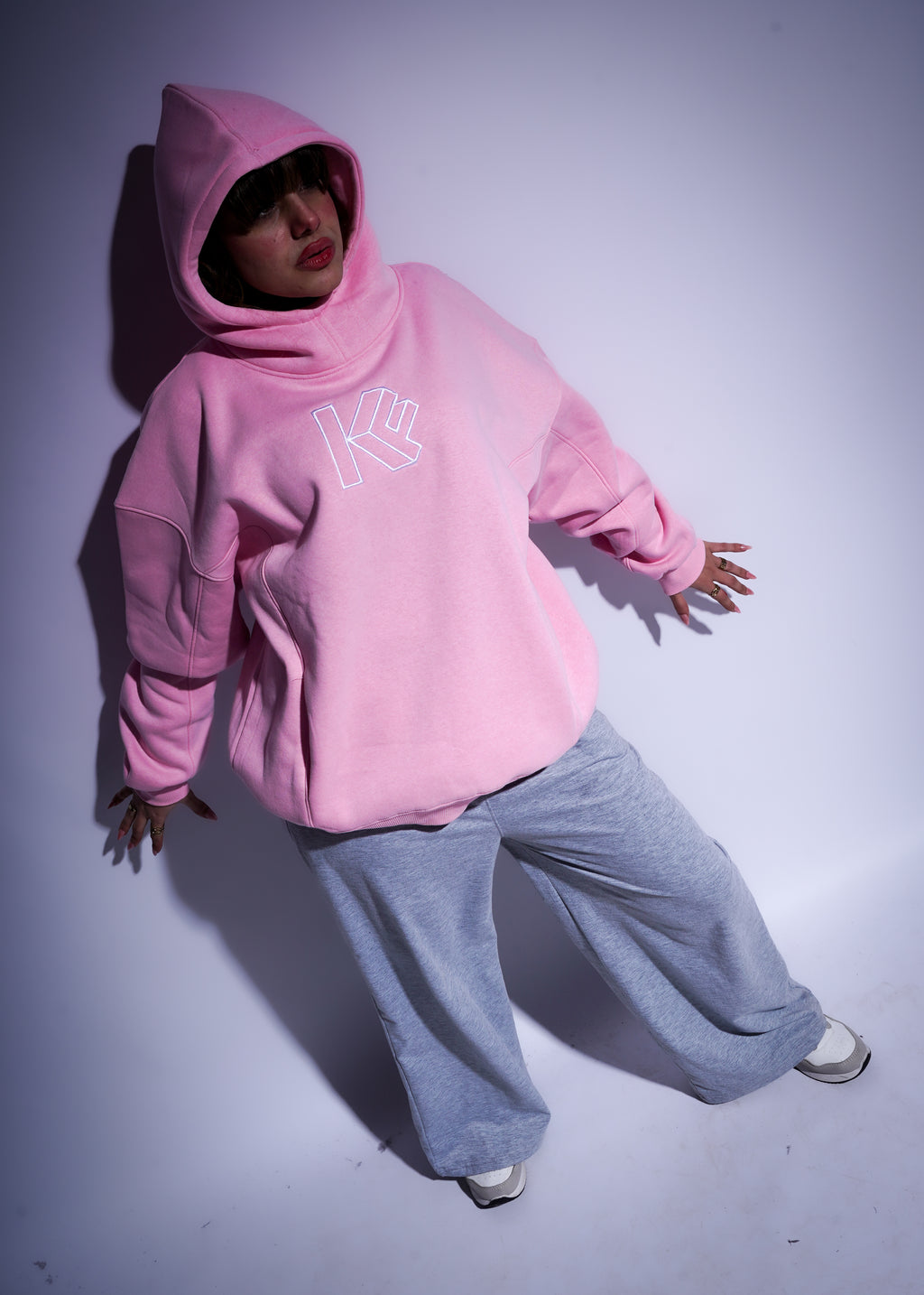 Oversized Hoodie - pink