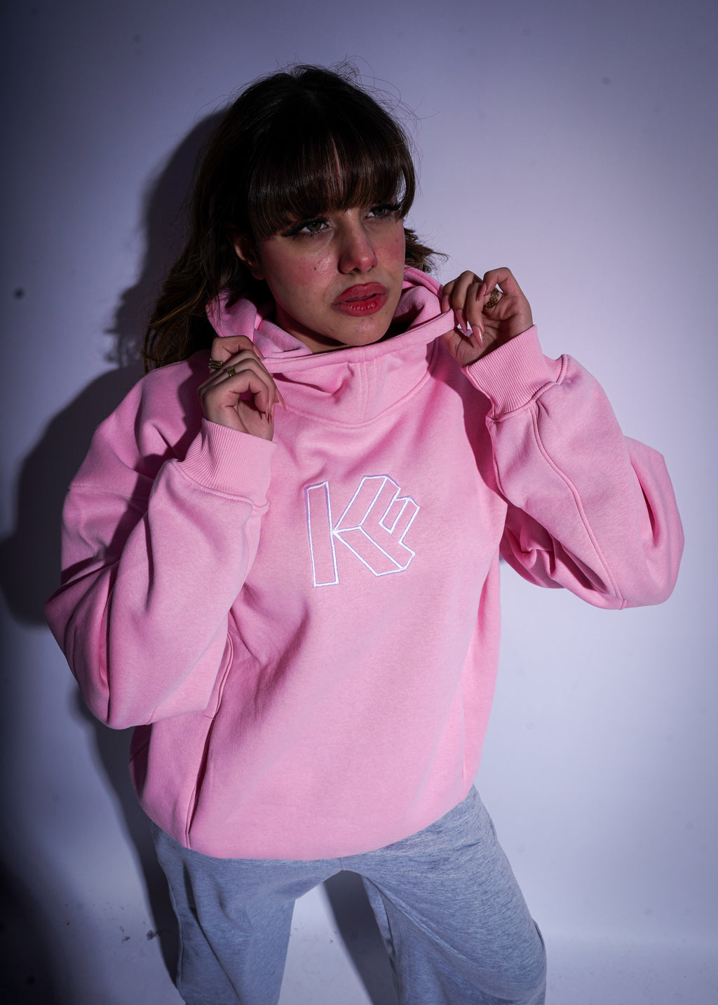 Oversized Hoodie - pink