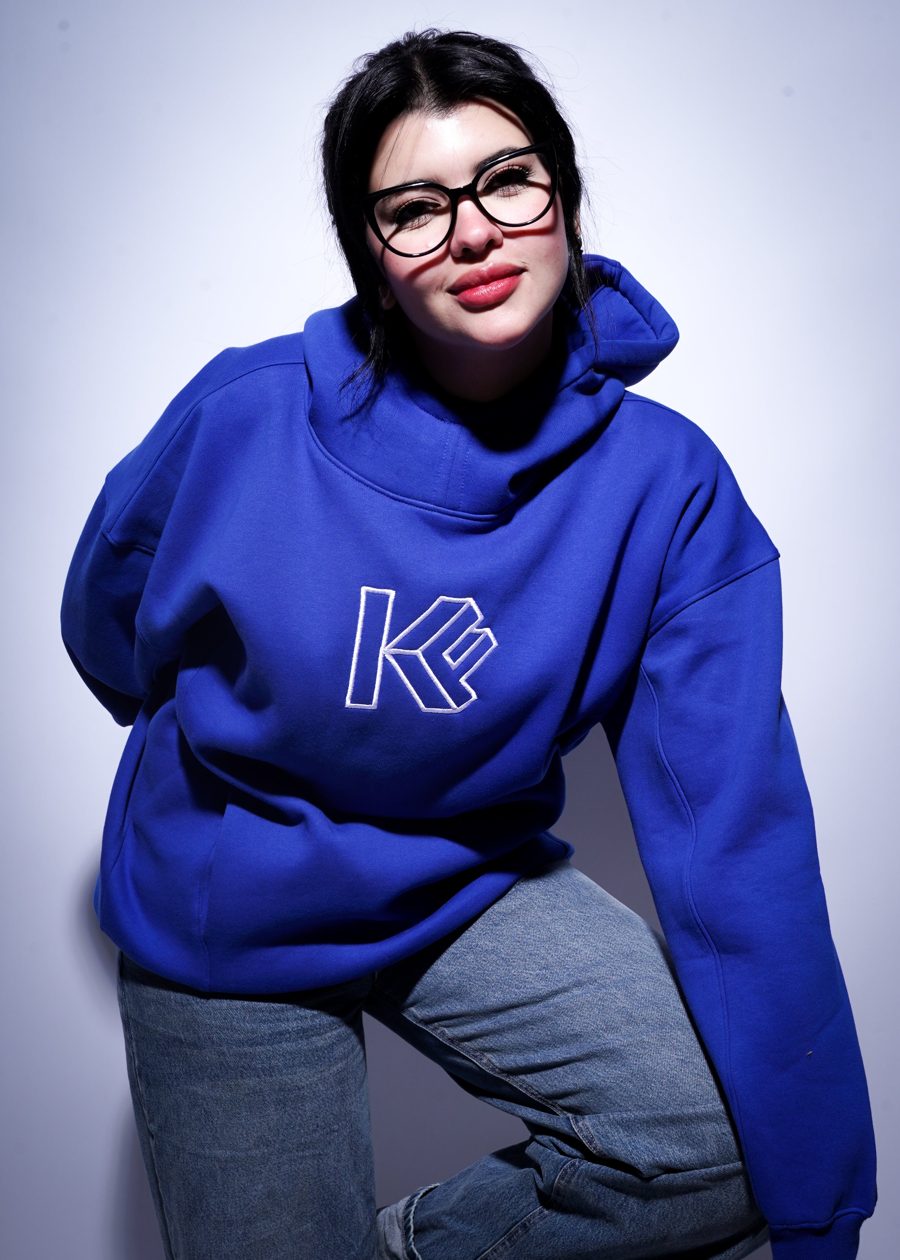 Oversized Hoodie - Blue