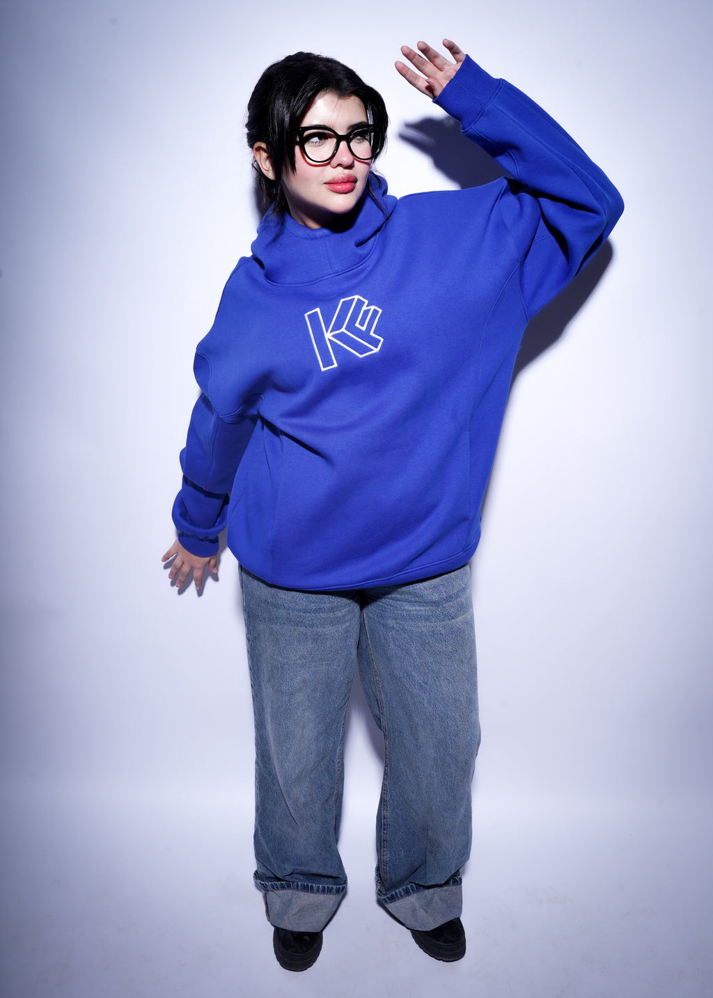 Oversized Hoodie - Blue