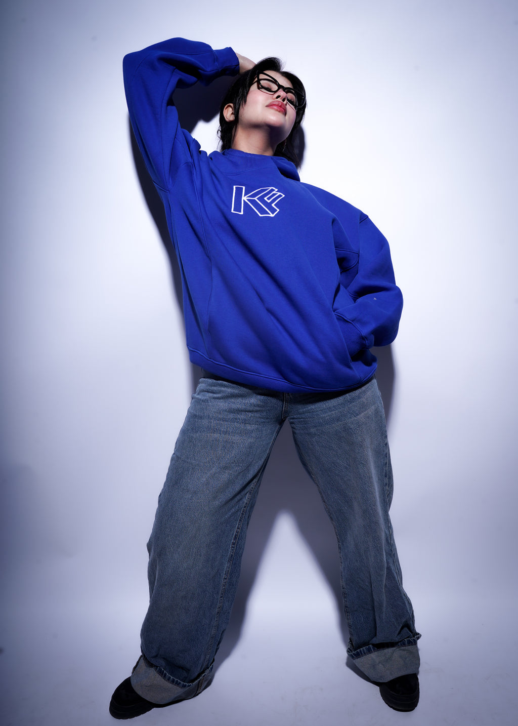 Oversized Hoodie - Blue