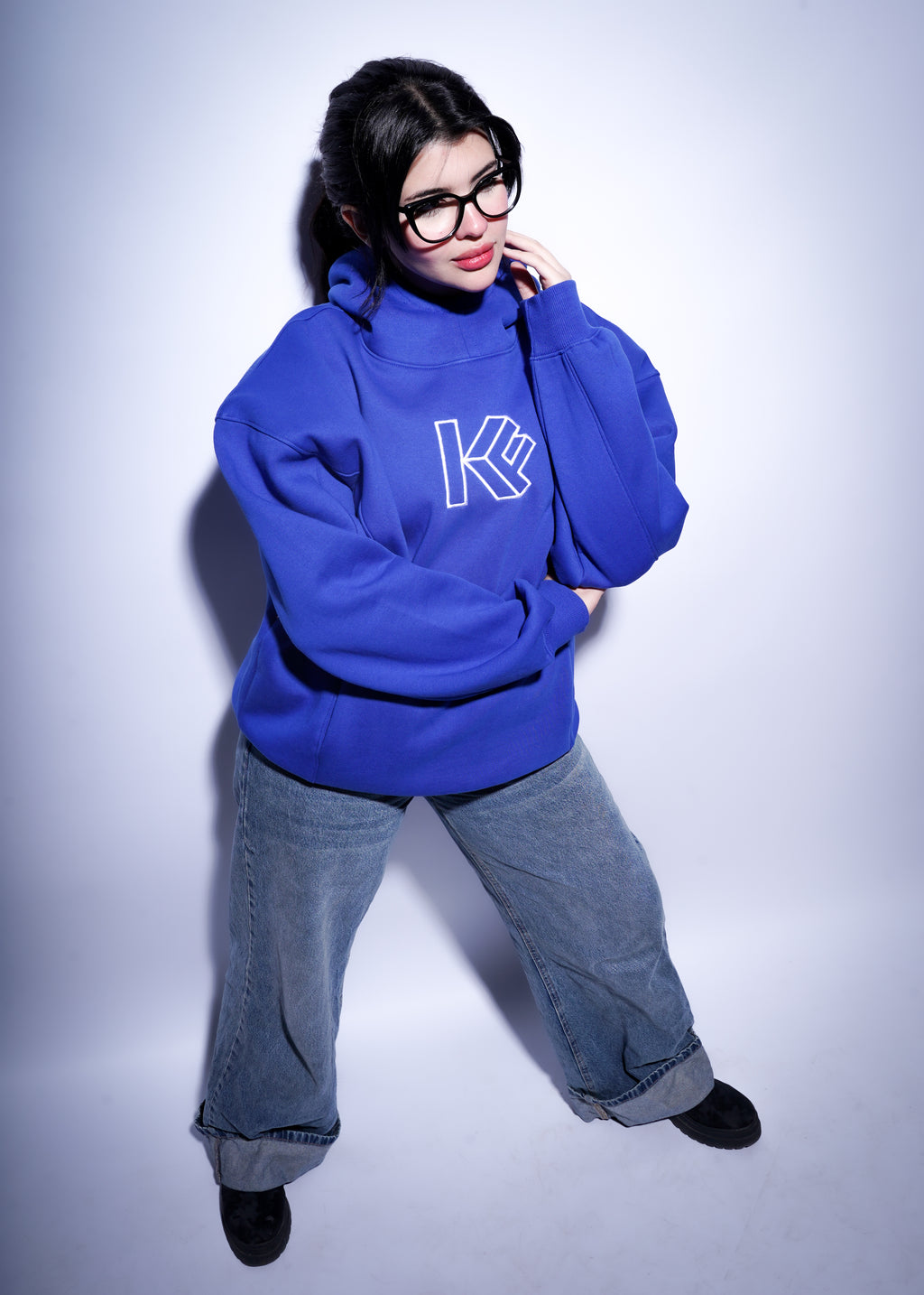 Oversized Hoodie - Blue