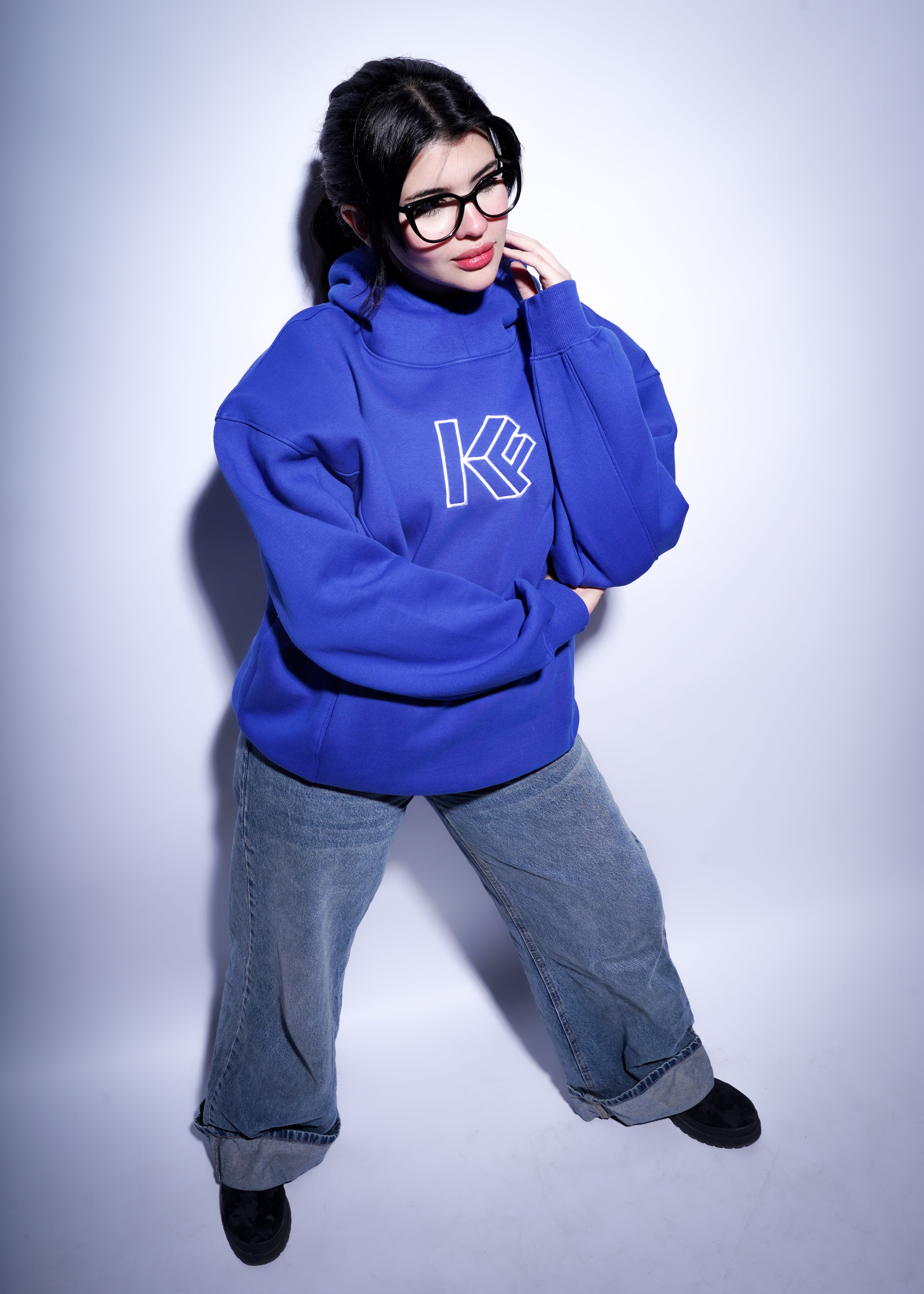 Oversized Hoodie - Blue
