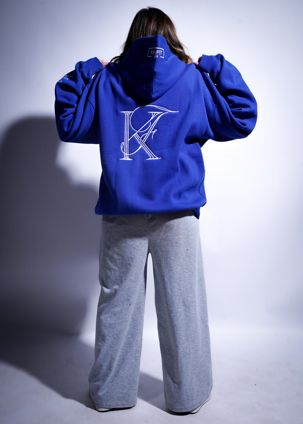 Oversized Kinfit Hoodie - blue