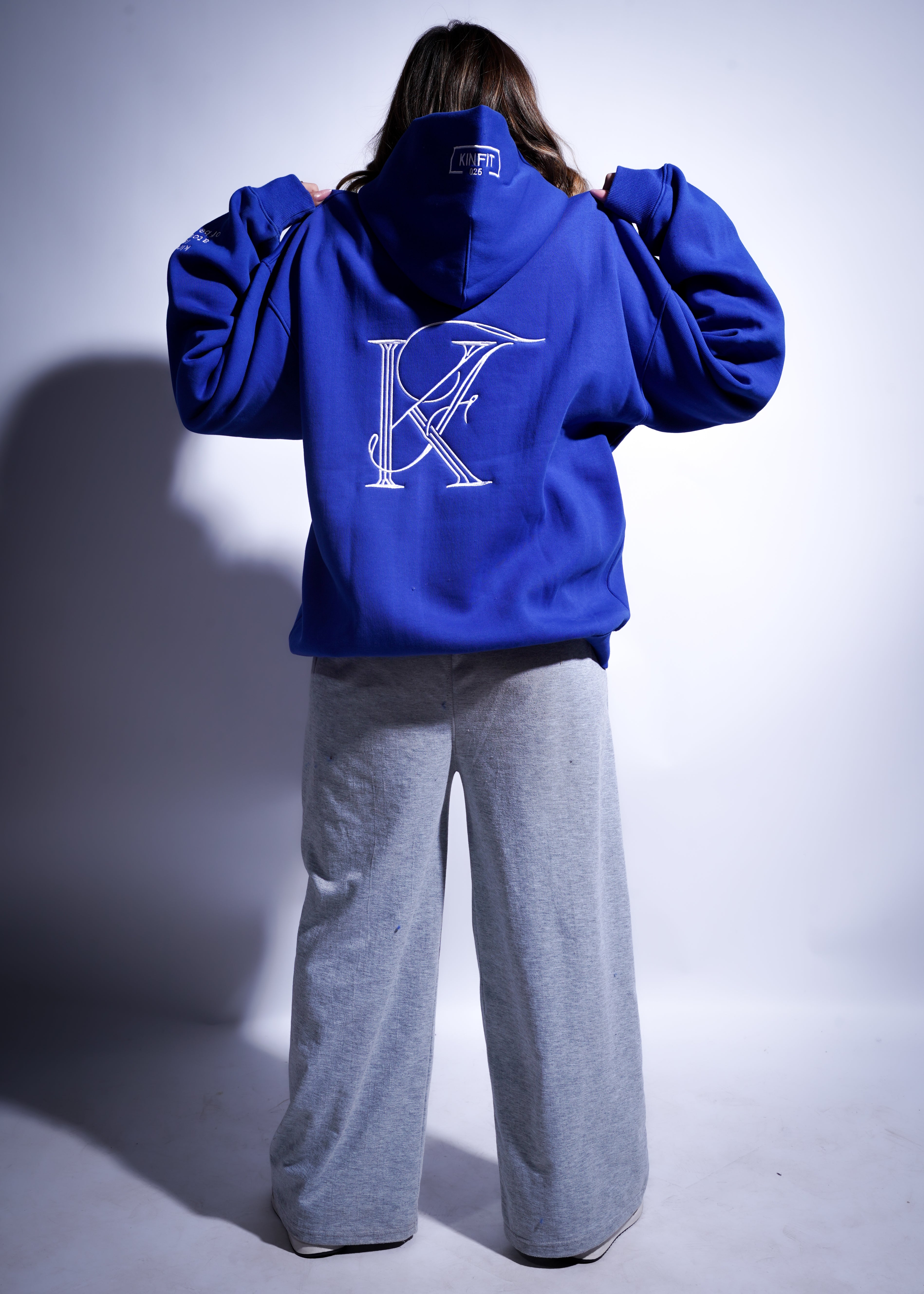 Oversized Kinfit Hoodie - blue