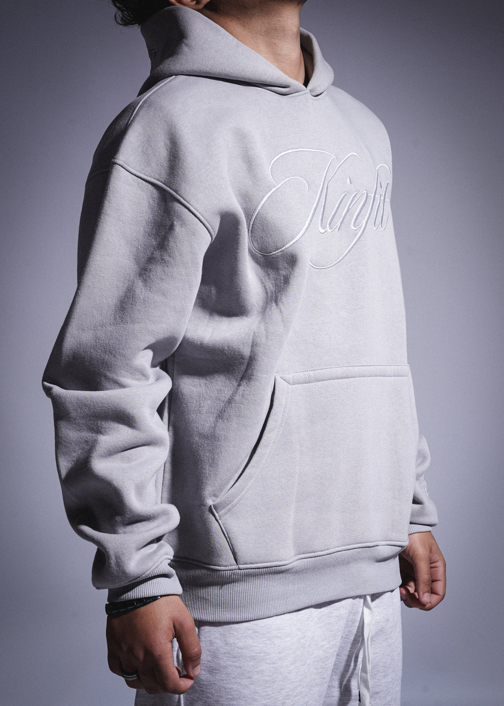 Oversized Kinfit Hoodie - Gray