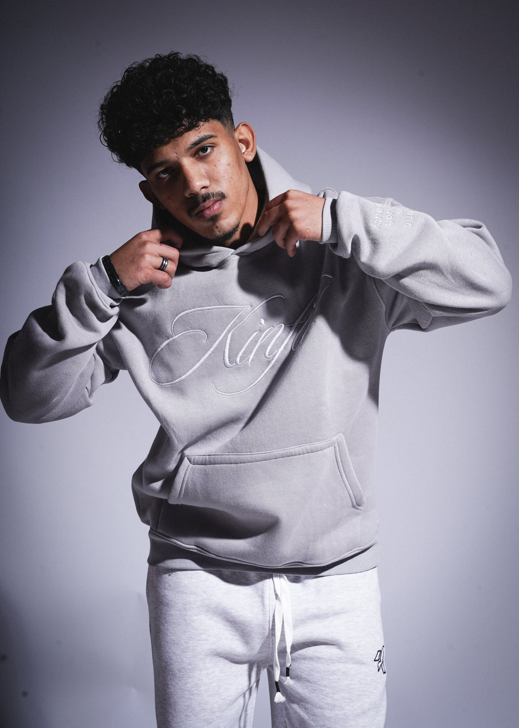 Oversized Kinfit Hoodie - Gray