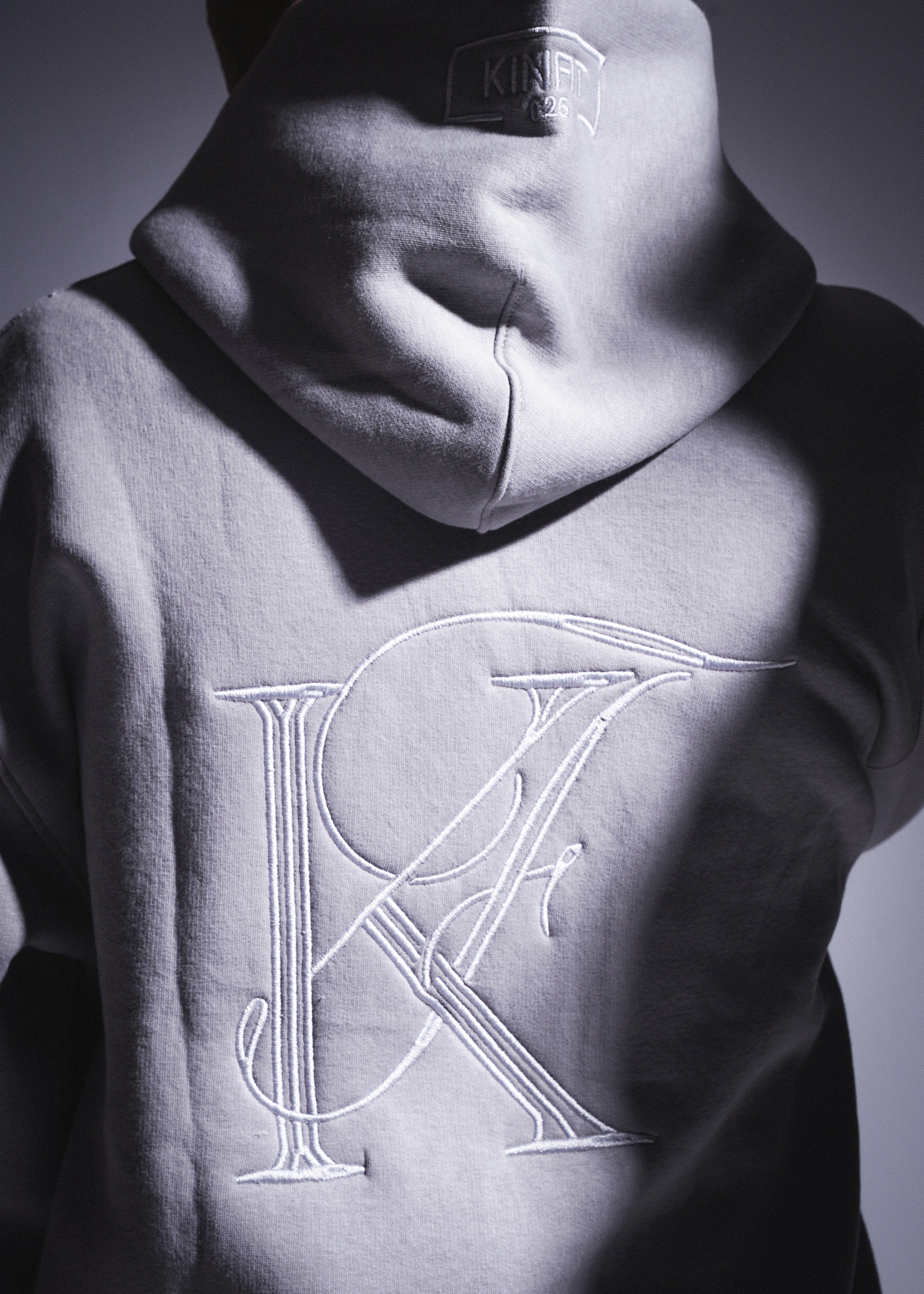 Oversized Kinfit Hoodie - Gray