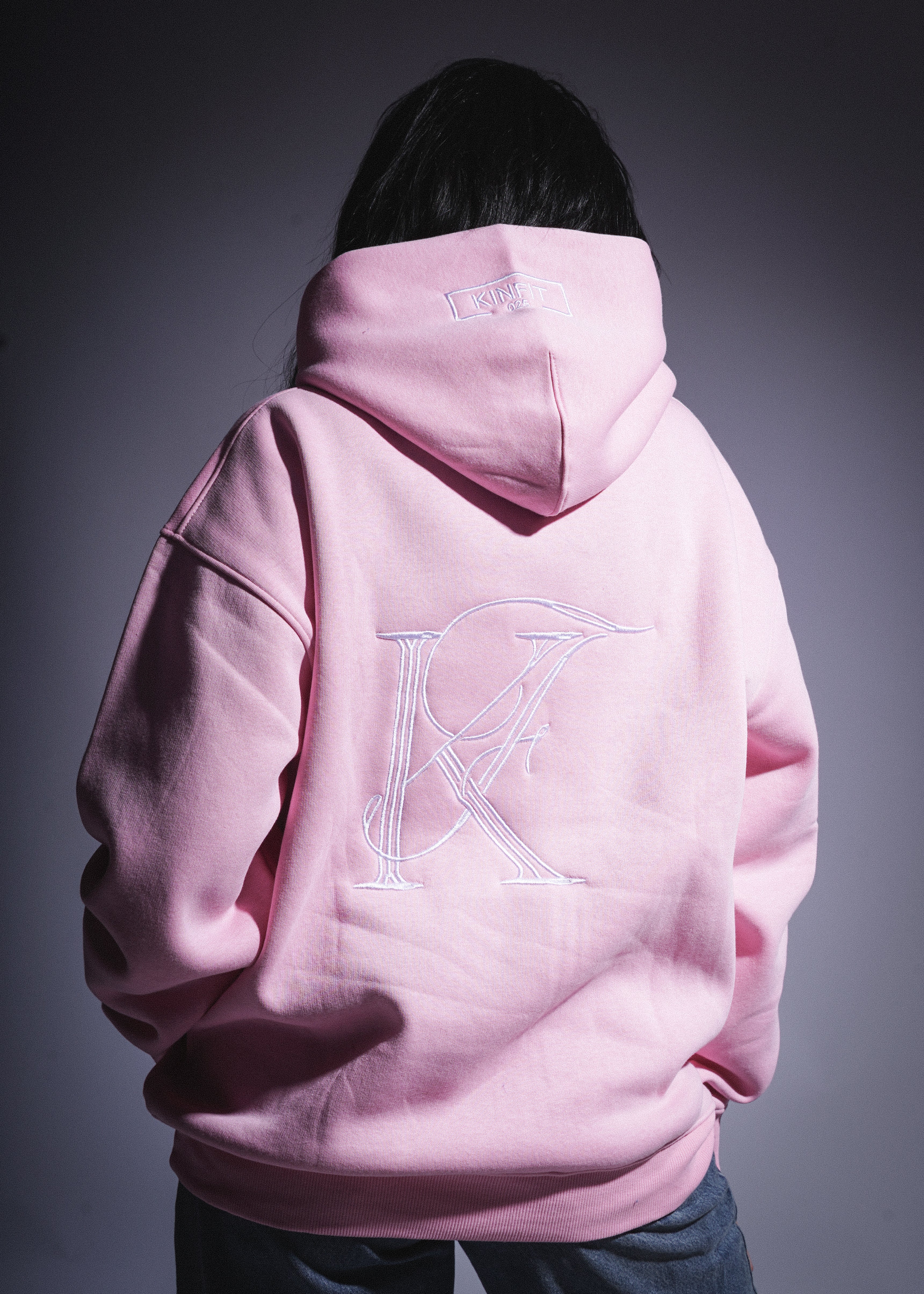 Oversized Kinfit Hoodie - Pink