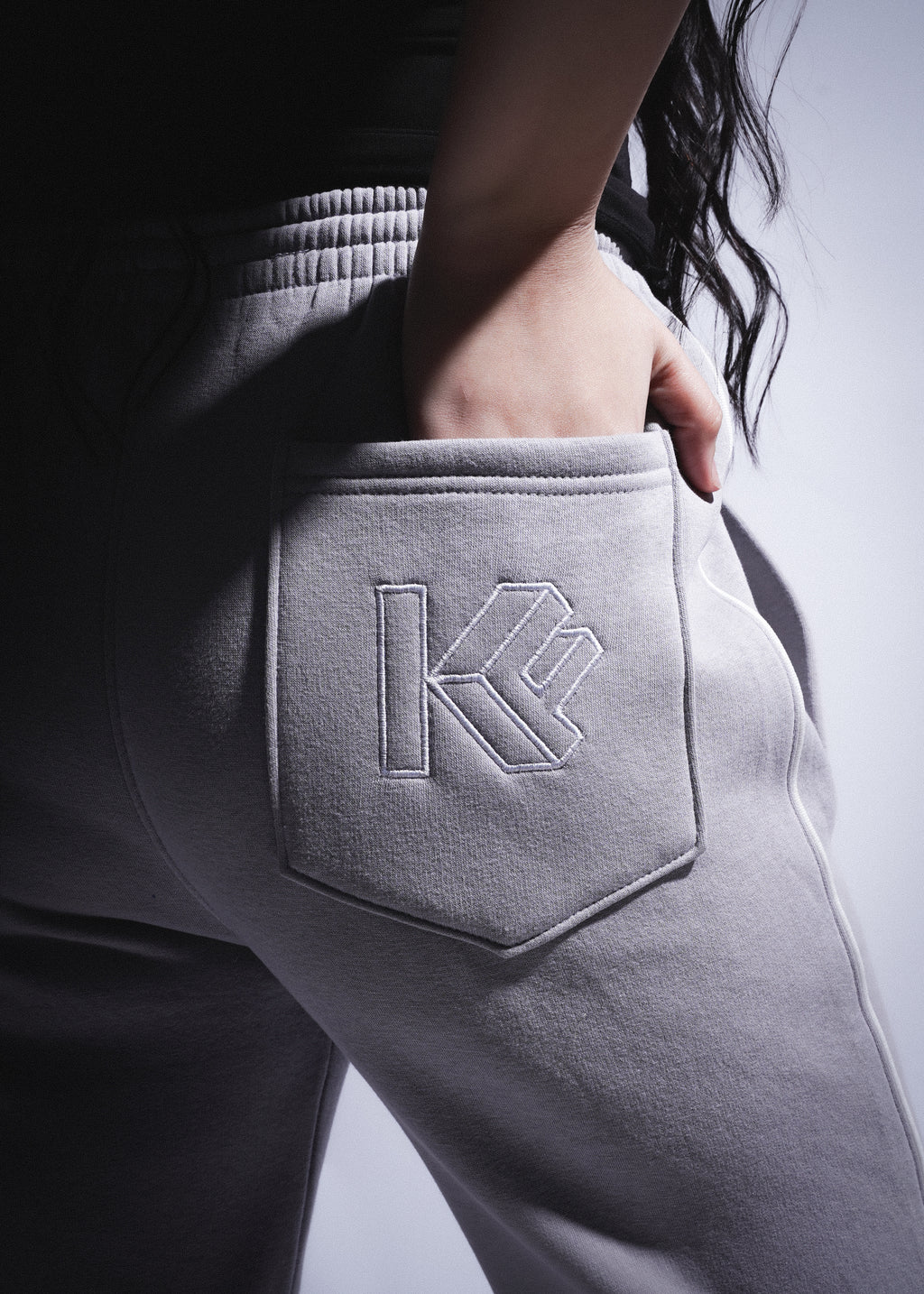 Piped Sweetpants - Gray