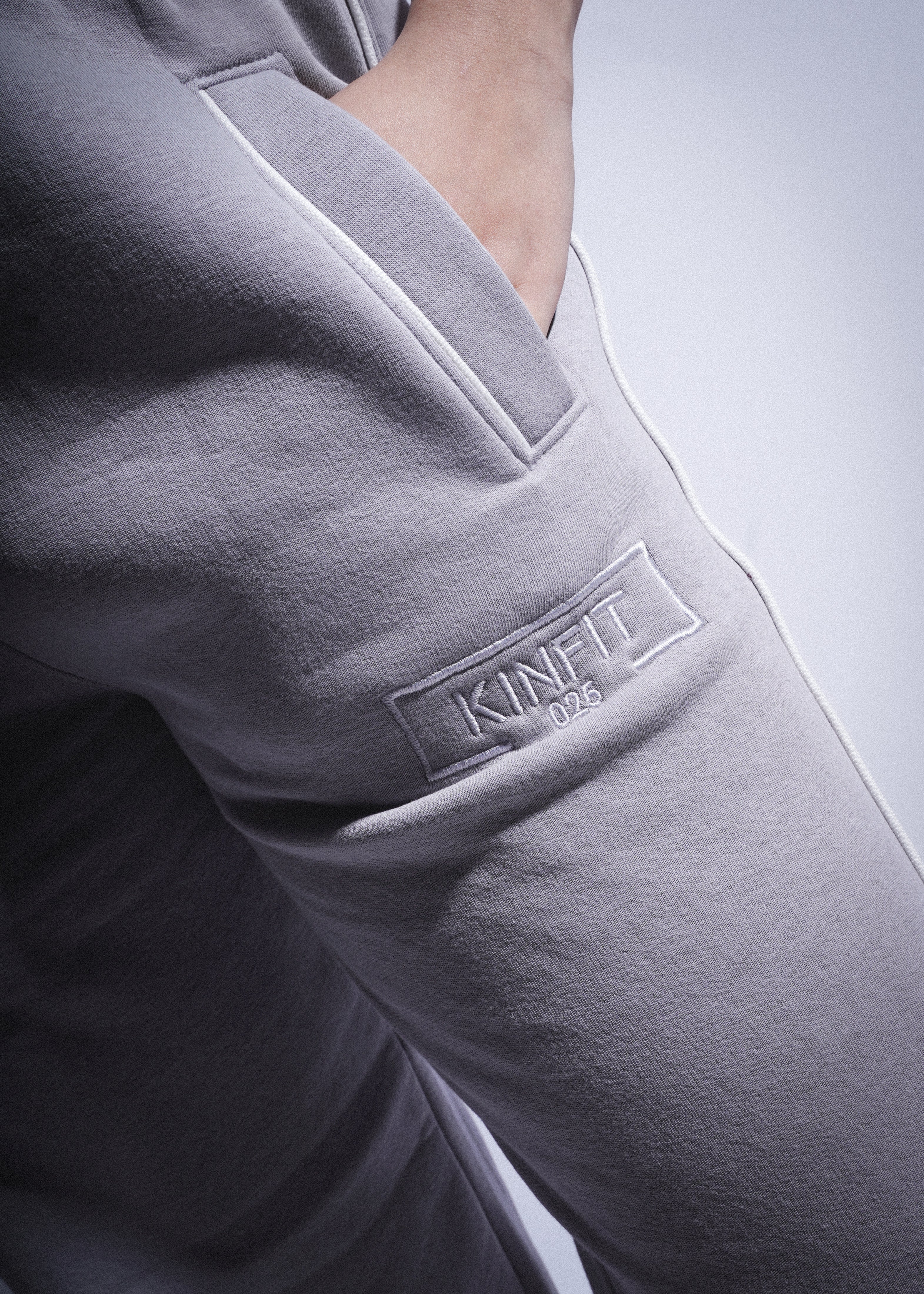 Piped Sweetpants - Gray