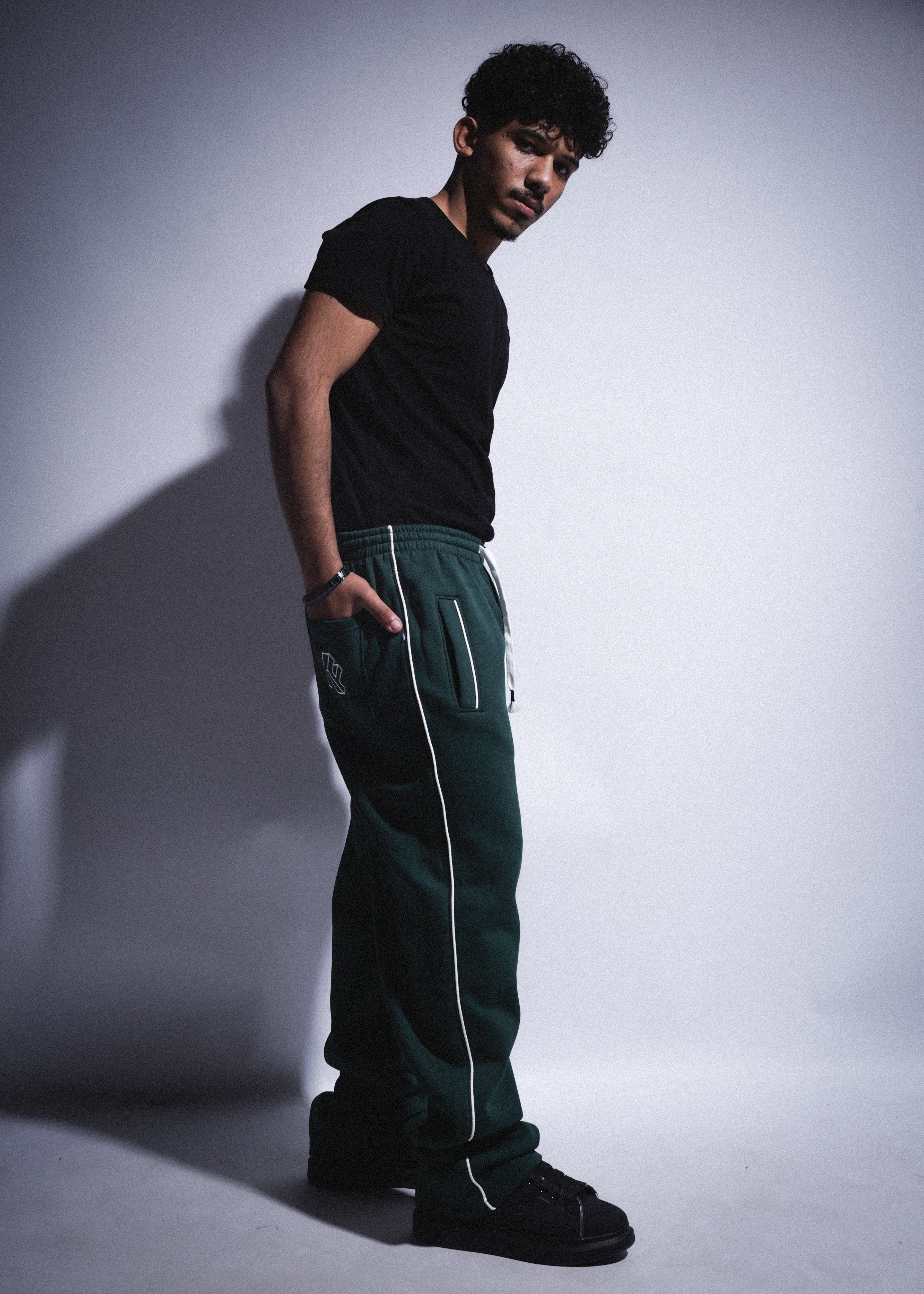 Piped Sweetpants - OliveGreen