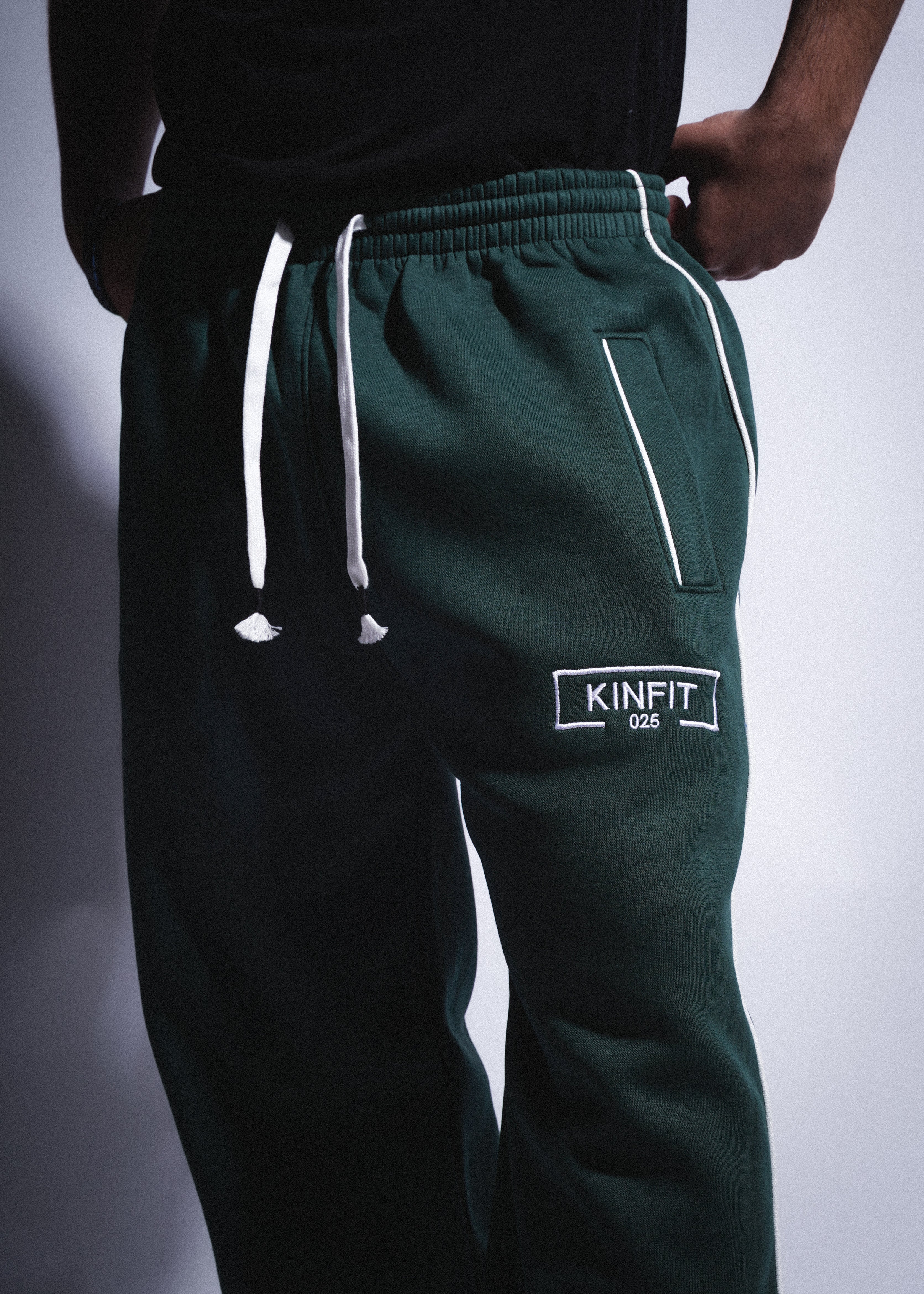 Piped Sweetpants - OliveGreen