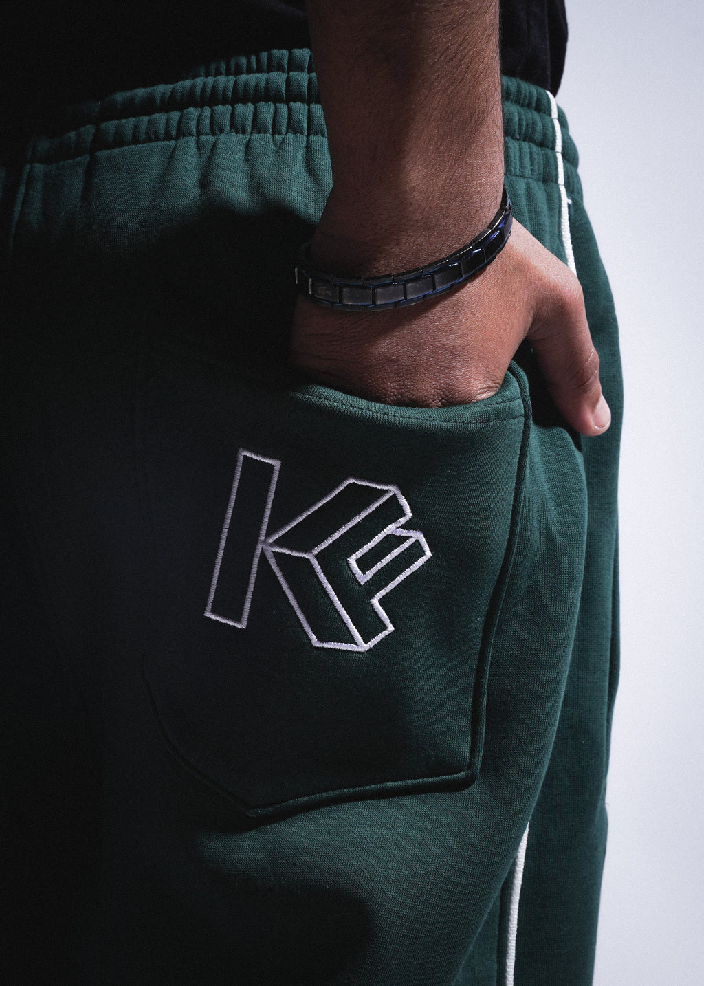 Piped Sweetpants - OliveGreen