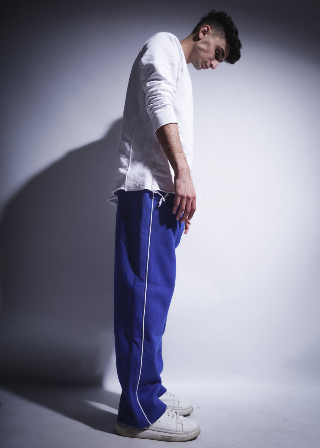 Piped Sweetpants - blue