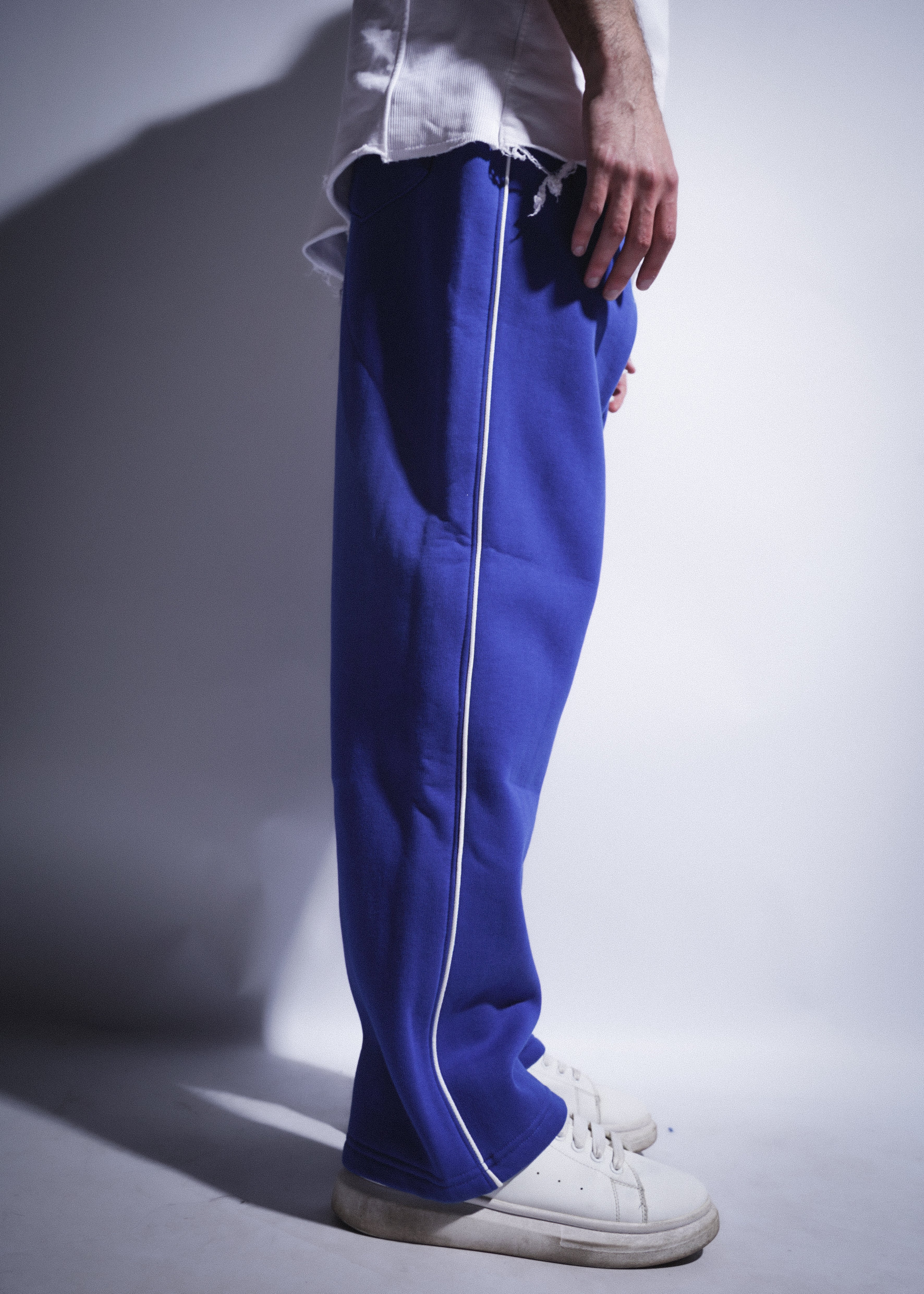 Piped Sweetpants - blue