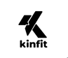 Black 'kinfit' logo on a white background